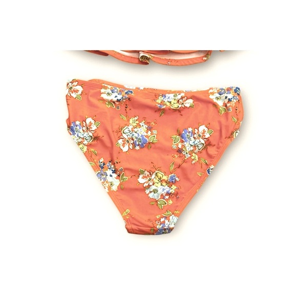 Women’s Matilda Jane Flouncy Floral Orange Tankini Top + Swim Bottom Size XS NWT - Picture 6 of 9